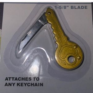 Self defense keychain knife